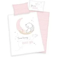 Baby Best Kinderbettwäsche – Little Bunny - 100x135cm + 40x60cm, 100% Baumwolle