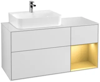 Villeroy & Boch Waschtischunterschrank Finion G15 1200x603x501mm Wandbel. WT li , G151HFMT G151HFMT