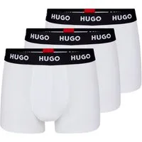 HUGO Boxer Trunk Triplet Pack (3-St., 3er Set) mit umlaufendem Markenschriftzug am Bund