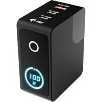 100W Intelligent Multiport USB Charger, Ladegerät schwarz