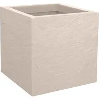 ONDIS24 Pflanzkübel Vulkan, 21L, Blumenkasten quadratisch, mit Wasserspeicher, robuster Kunststoff, UV - und witterungsbeständig