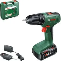 Bosch Professional Akku-Bohrschrauber Bosch Heimwerken & Garten Akku-Bohrschrauber, 18 V V, (Li-Ionen Akku 2,5Ah, Koffer, POWER FOR ALL ALLIANCE)