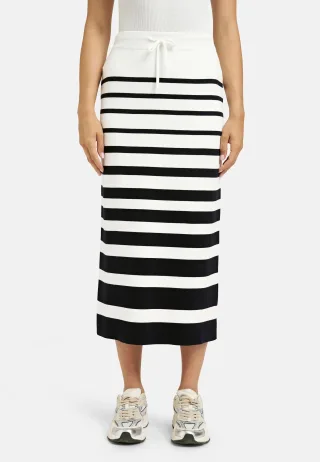 Smith&Soul - Knit Skirt offwhite print - Gr. - M