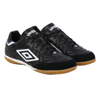 Umbro Herren Speciali Eternal Team NT Leder-Turnschuhe (Schwarz/Weiß/Königsblau)