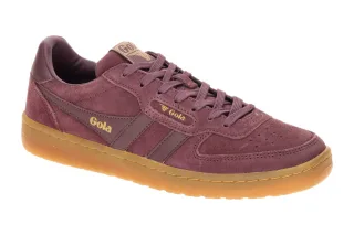 Gola CLB571RD Hawk Suede 86 Damen Sneaker Rot windsor wine/gum - Veloursleder...