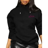 RMK Kapuzenpullover Damen Winter Pullover Love Herz Hoodie Liebe