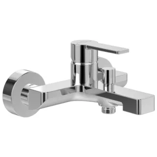 Villeroy und Boch Architectura Einhebel-Badewannenarmatur TVT10300200061 Wandmontage, chrom