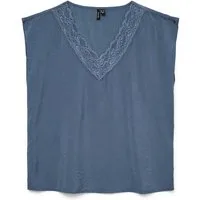 Vero Moda Spitzentop VMSAFA SL V-NECK LACE TOP WVN GA NOOS