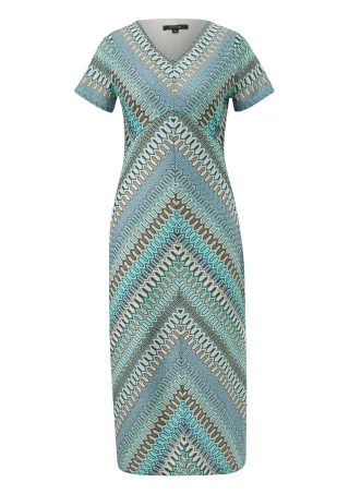 comma - Kleid türkis - Gr. - 36