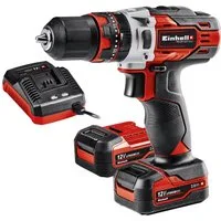 Einhell Akku-Schlagbohrschrauber TE-CD 12 Li-i, max. 1400 U/min, Inkl. Ladegerät und 2x Akku