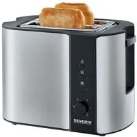Severin Toaster AT 2589, 800 W, Defroster-Stufe mit Kontrollleuchte, Brotscheibenzentrierung