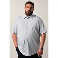 Men Plus Kurzarmhemd Business-Jerseyhemd FLEXLASTIC® Halbarm Kentkragen