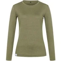 Alpenwert Langarmshirt Damen Longsleeve aus Merinowolle – atmungsaktiv & geruchsneutral Antibakteriell, Anti-Schweiß-Geruch, Outdoor & Funktionsshirt