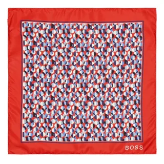 Boss - Logo-Einstecktuch für Herren (Rot)