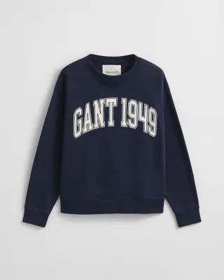 GANT - Graphic Rundhals-Sweatshirt marine - Gr. - S