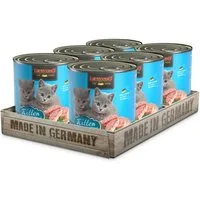 Leonardo Catfood Kitten - getreidefreies Nassfutter für Kätzchen bis 1 Jahr 6x800g, Nassfutter für: Katzen