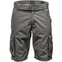 Amaci&Sons Cargoshorts MIDFIELD Chinoshort inkl. Gürtel Herren Bermuda Short Hose Regular Fit inkl. Gürtel