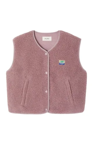 American Vintage - Teddyweste pink - Gr. - L