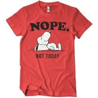 PEANUTS Worldwide LLC T-Shirt Nope Not Today T-Shirt