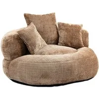 PXloue Schlafsofa Extrabreit Lazy Sofa Gaming Sofa Sitzsack Relaxsessel mit 3 Kissen, Couch für Erwachsene und Kinder, für Schlafzimmer und Büro