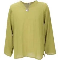 Guru-Shop Hemd & Shirt Yoga Hemd, Goa Hemd, leichtes Freizeithemd,.. Ethno Style, alternative Bekleidung