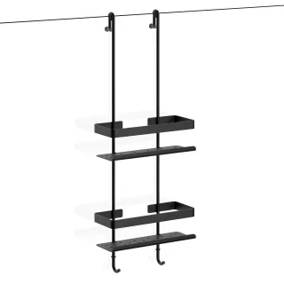 Giese Bodyguard Newport mit seitlichem Halter für Rasierer schwarz matt, 30710-14 30710-14
