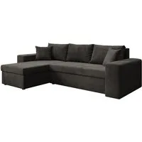 Luxusbetten24 Schlafsofa Designer Sofa Denver, mit Stauraum und Schlaffunktion