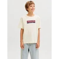 Jack & Jones Junior T-Shirt JORINWOOD BLOCK BRAND TEE SS CN NOOS JNR