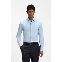 BOSS Businesshemd Hank Kentkragen, Slim-Fit, bügelleichte Qualität