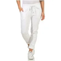OriginalYou Schlupfhose Damen Sommerhose bequeme Chinohose mit Stretch in Größe 36-48 erhältlich, moderner Knitterlook, elastischer Bund
