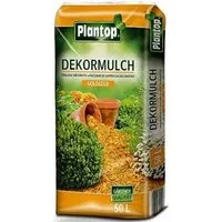 Plantop Rindenmulch Plantop Dekor Mulch goldgelb 50l