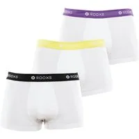 ROOXS Boxershorts Enge Unterhosen Herren Männer (3-St) Baumwolle Retroshorts
