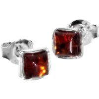 OSTSEE-SCHMUCK Paar Ohrstecker Ostsee-Schmuck Ohrstecker Classic 4 x 4 mm (2-tlg)