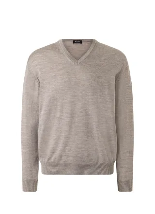 MAERZ Muenchen - Pullover V-Ausschnitt 1/1 Arm iced latte