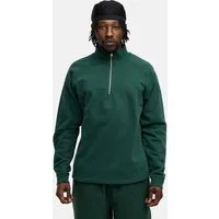 BEHYPE STUDIOS Sweatshirt IM OVERSIZE FIT, HALF-ZIP Herren lockerer Sweater mit Stehkragen