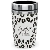 La Vida Thermobecher Thermobecher Thermokaffeebecher To Go 240ml la vida "Gute Laune", Material: Edelstahl