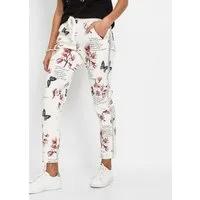 bonprix Webhose mit Allover-Print, Regular Fit und Loose Fit
