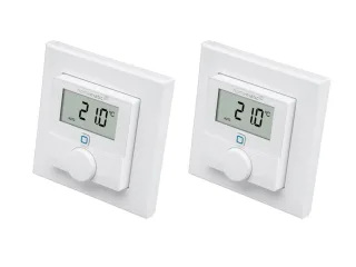 HOMEMATIC IP 156669A0, Wandthermostat mit Luftfeuchtigkeitssensor, 2 Stück