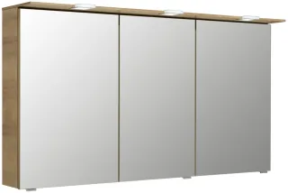 Pelipal Serie 6025 Spiegelschrank 6025-SPS04-LRZU, B:1300, H:713, T:170mm 6025-SPS04-LRZU