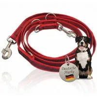 Activity4Dogs Hundeleine für große Hunde, Anti-Slip, 3 m lang, 4-fach verstellbar, TESTSIEGER, rutschfest, Nylon, sehr gut bei Regenwetter, Made in Germany