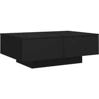 vidaXL Ablagetisch, Couchtisch Schwarz 90x60x31 cm Holzwerkstoff