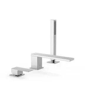 Tres Wannenrandarmatur Umsteller im Wanneneilauf integriert. , 00616105 00616105
