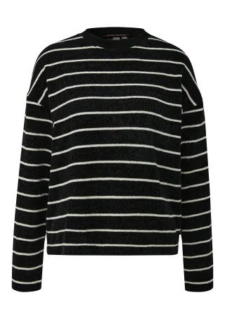 qs - Strickpullover schwarz - Gr. - XL