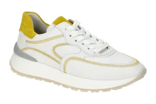 Gabor 63.491 white/sun Best Fitting Damen Halbschuhe aus Echtleder