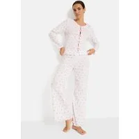 LSCN by LASCANA Pyjama (2 tlg) mit süßen Zierschleifen