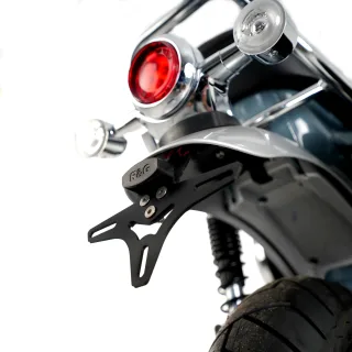 R&amp;G Kennzeichenhalter Heckumbau Honda ST 125 Dax Bj.2022-2026 +Rückleuchte plug&amp;play eintragungsfrei