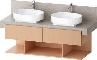 Duravit Balcoon Konsolen-Waschtischunterschrank 1400 H534 ohne Fach 3 BA50480JHIH0000