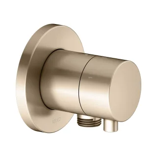 Keuco 3-Wege Ab-und Umstellventil IXMO Comf.59549, Schlauchanschluss, rund, Bronze gebür,59549031101 59549031101