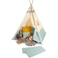 Pinolino® Spielzelt Tipi Yuma mit Zeltstangen aus Holz