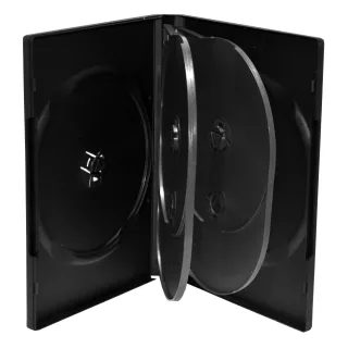 MEDIARANGE DVD-Videobox | box16 | Kapazität: 6 CD/DVD - Schwarz (Packung mit 50)